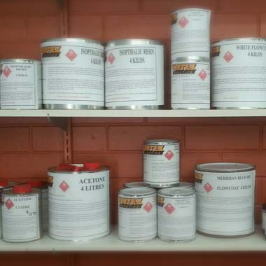 a range of fibreglass products